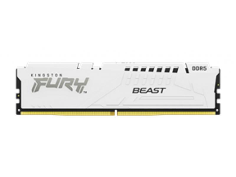 KINGSTON RAM memorija DDR5 64GB (2x32GB) 6000MHz CL40 DIMM [FURY Beast] White XMP KF560C40BWK2-64