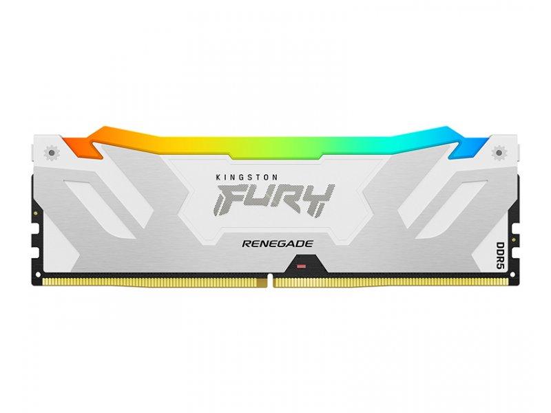 KINGSTON RAM memorija DIMM DDR5, 32GB, 6.000MHz, FURY Renegade RGB White (KF560C32RWA-32)