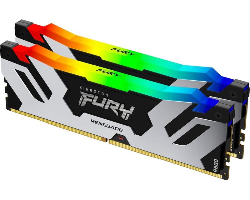 KINGSTON RAM Memorija Fury Renegade DIMM DDR5 64GB (2x32GB kit) 6000MT/s KF560C32RSAK2-64 RGB