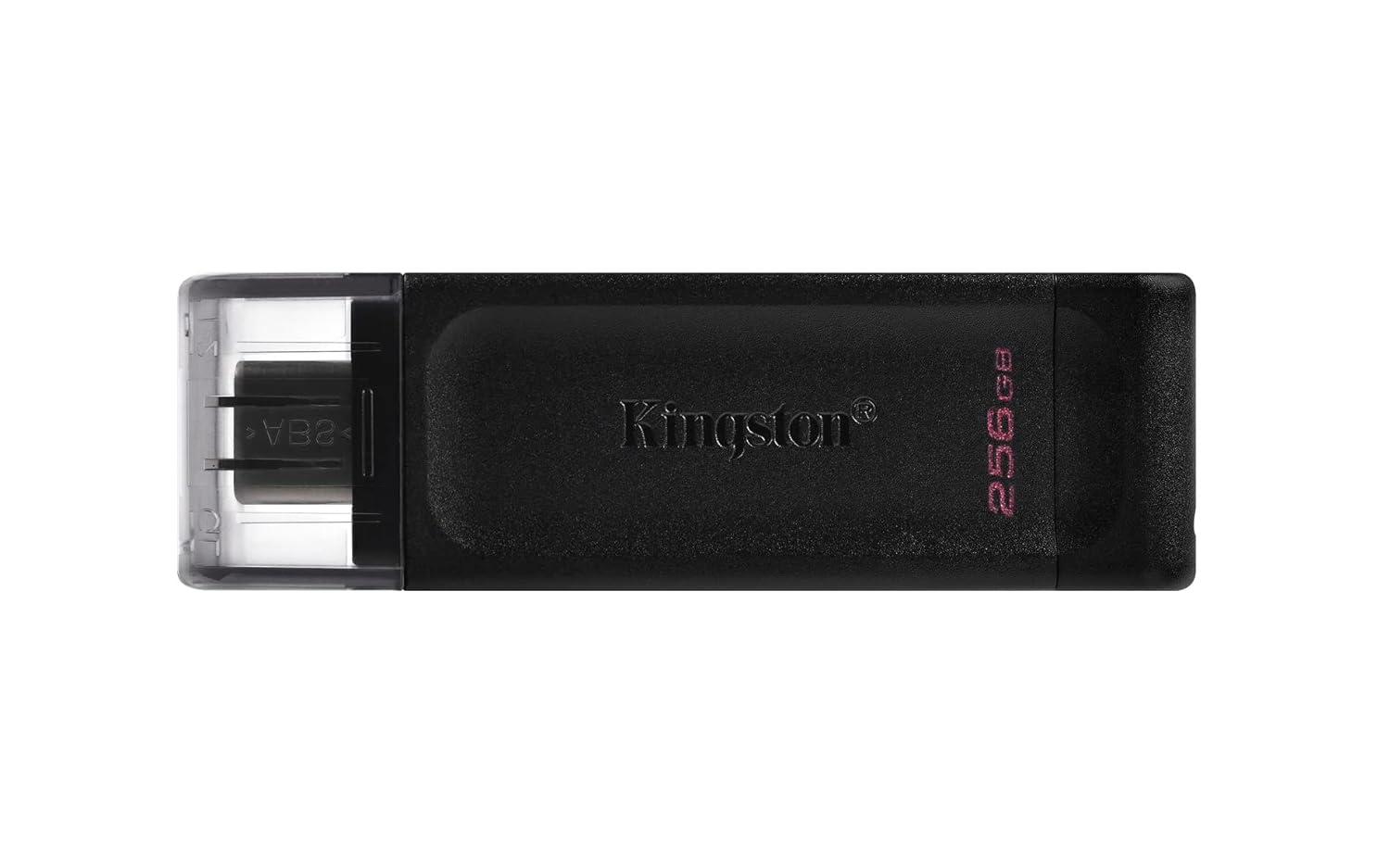 KINGSTON USB-C flash DT70/256GB 256GB DataTraveler crni