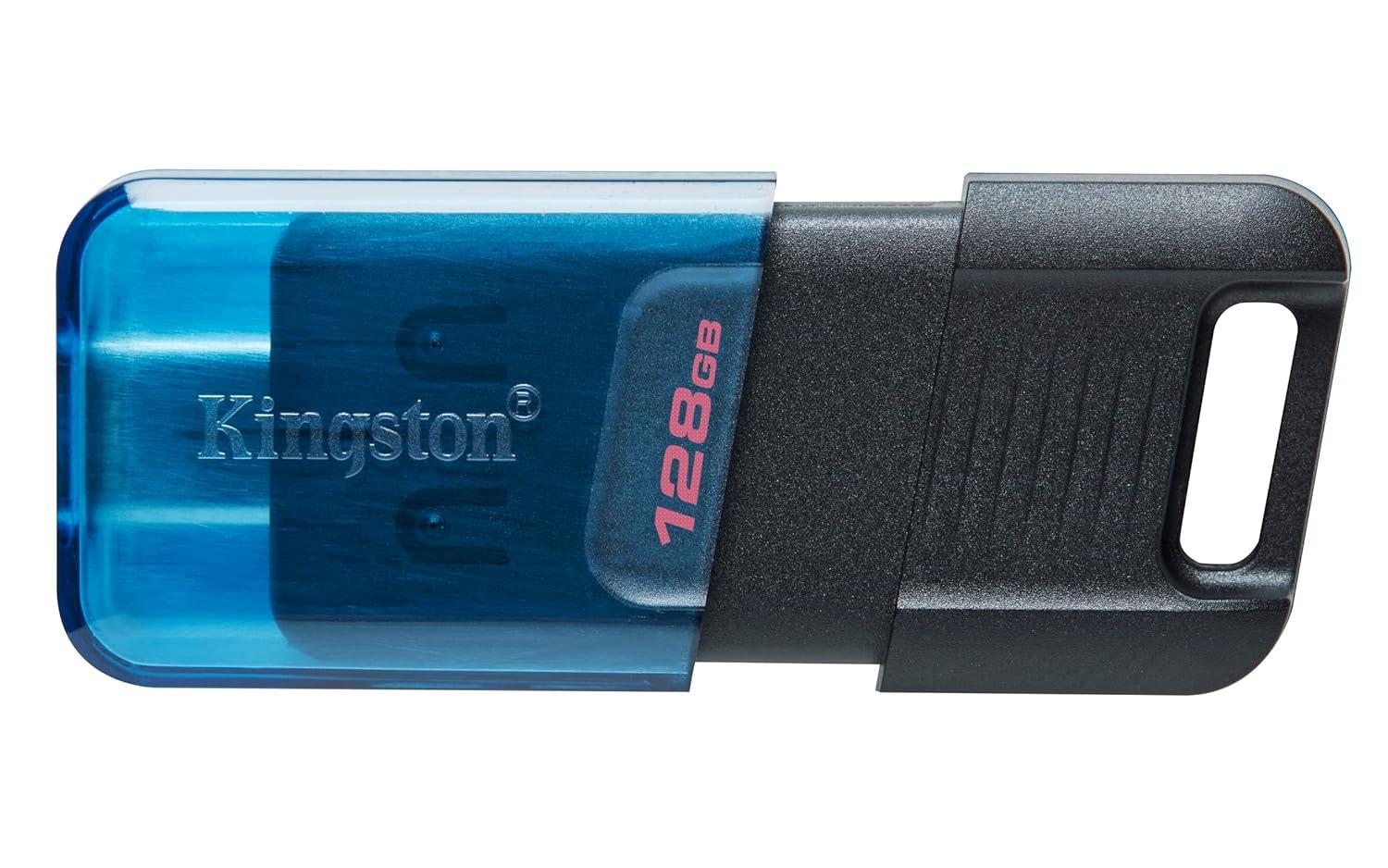 Selected image for KINGSTON USB flash memorija DataTraveler 80 M 128GB USB-C 3.2 flash DT80M/128GB crno-plavi