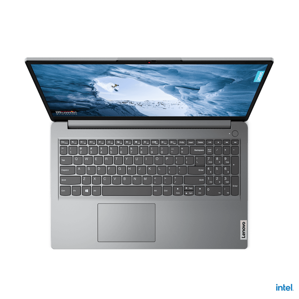 Selected image for Lenovo IdeaPad 1 15IGL7 Laptop, 15.6", HD, Celeron N4020, 8GB/256GB, SSD, AMD Radeon, DOS, SRB, Sivi