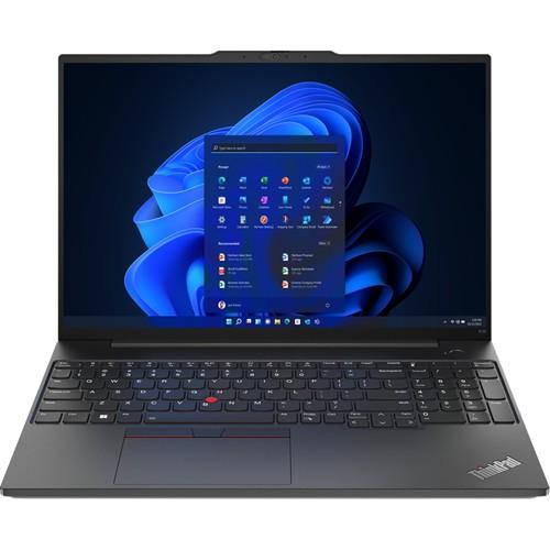 LENOVO ThinkPad E16 AMD G1 Laptop, 16", R5 7530U, 16GB, 512GB SSD, WUXGA, IPS,  Radeon Graphics, noOS, Crni