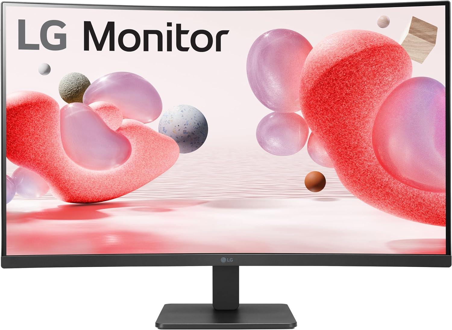 LG 32MR50C-B Monitor, Zakrivljeni, 31.5", 1920x1080, Full HD, Crni