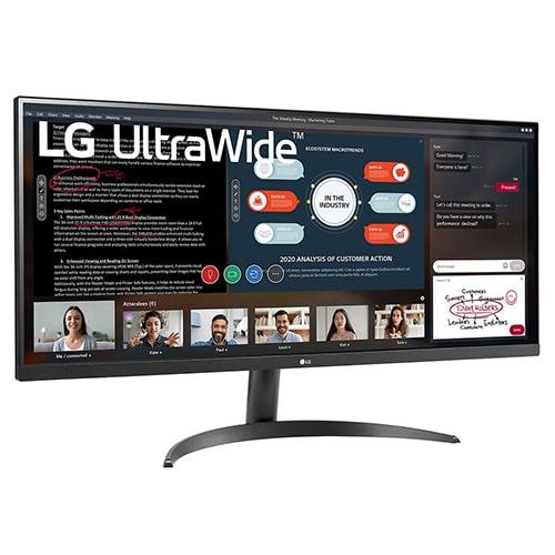 LG 34WP500 Monitor, 34", FHD 2560x1080, UltraWide, IPS, Crni