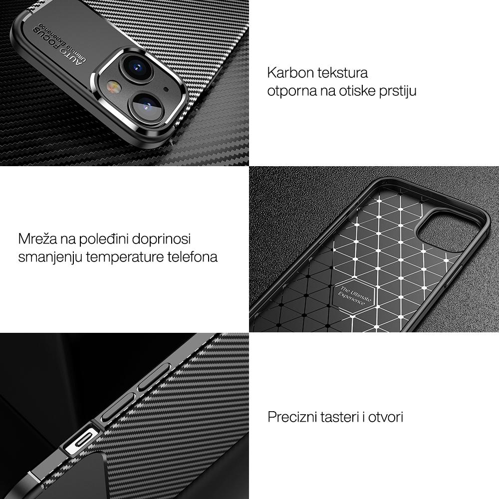Selected image for Maska za telefon Carbon za Samsung Galaxy A546B Galaxy A54 5G crna