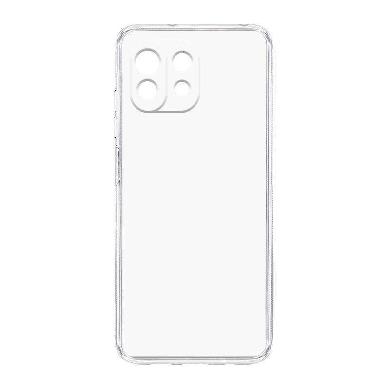 Maska za telefon ULTRA TANKI PROTECT silikon za Xiaomi Mi 11 lite providna (bela)