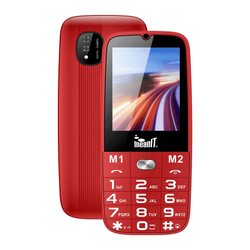 Selected image for MEANIT Mobilni telefon Senior 15 crveni