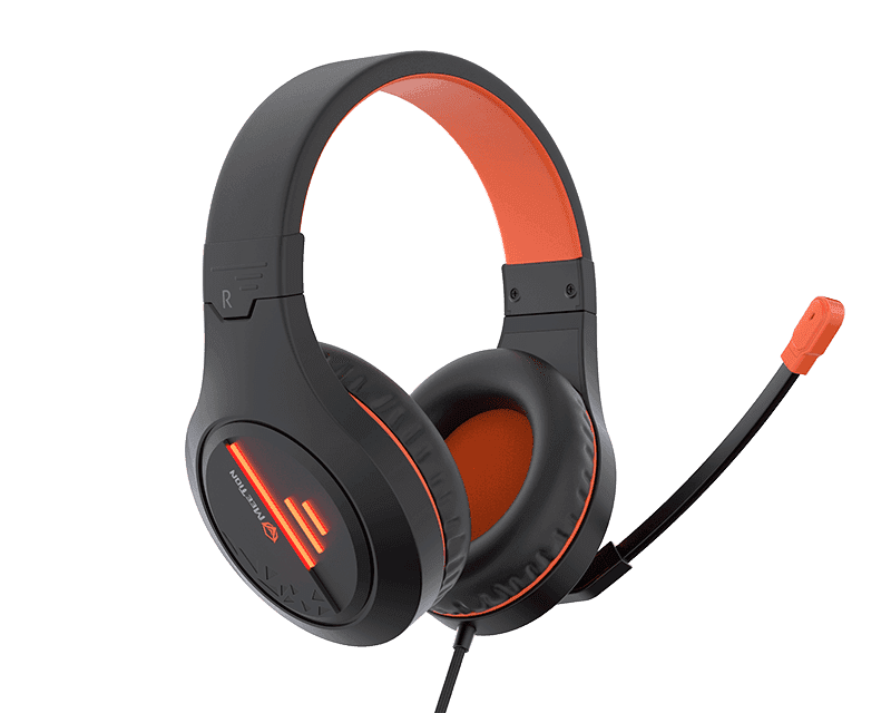 Meetion HP021 Gejmerske HP stereo slušalice, Crno- narandžaste