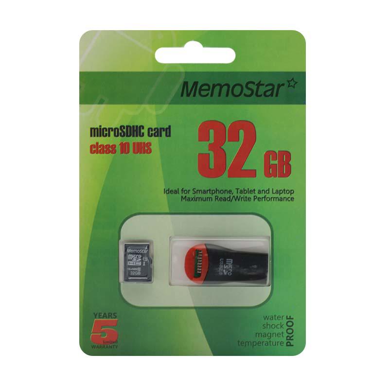 MEMOSTAR Memorijska kartica Micro SD 32GB Class 10 UHS + USB citac