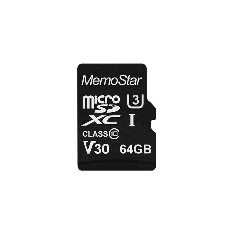 Selected image for MEMOSTAR Memorijska kartica Micro SD 64GB U3 V30
