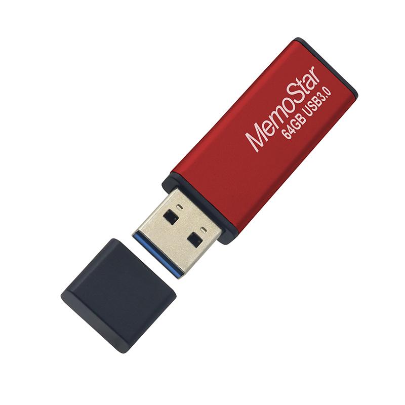 MEMOSTAR USB Flash memorija 64GB SLIM 3.0 crvena