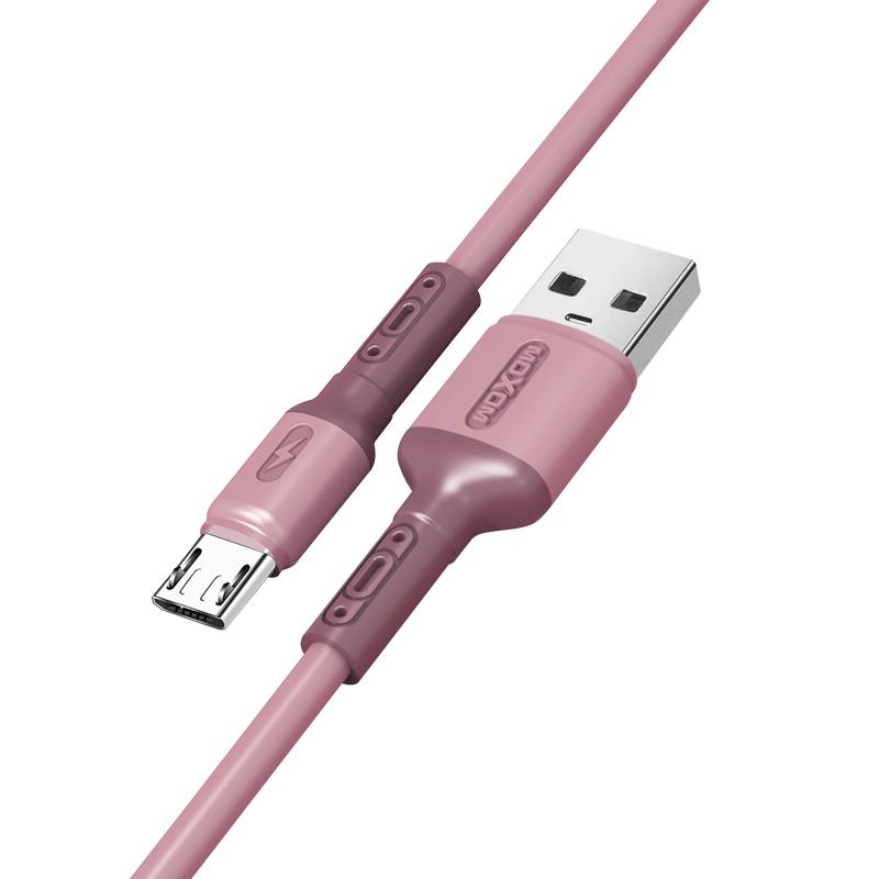 MOXOM USB data kabl MX-CB53 MICRO roze