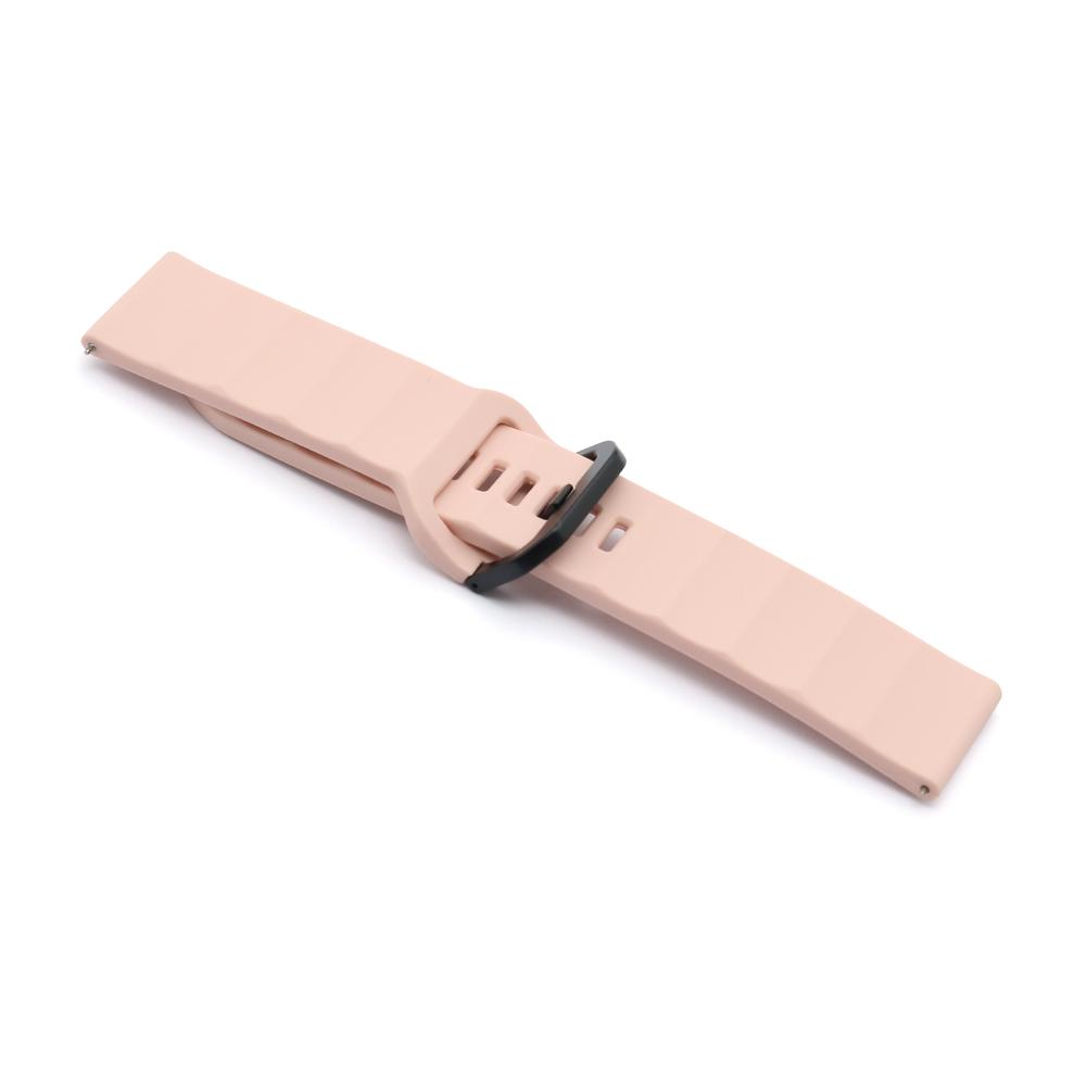 Narukvica za smart watch Silicone Wave 22mm retro roze