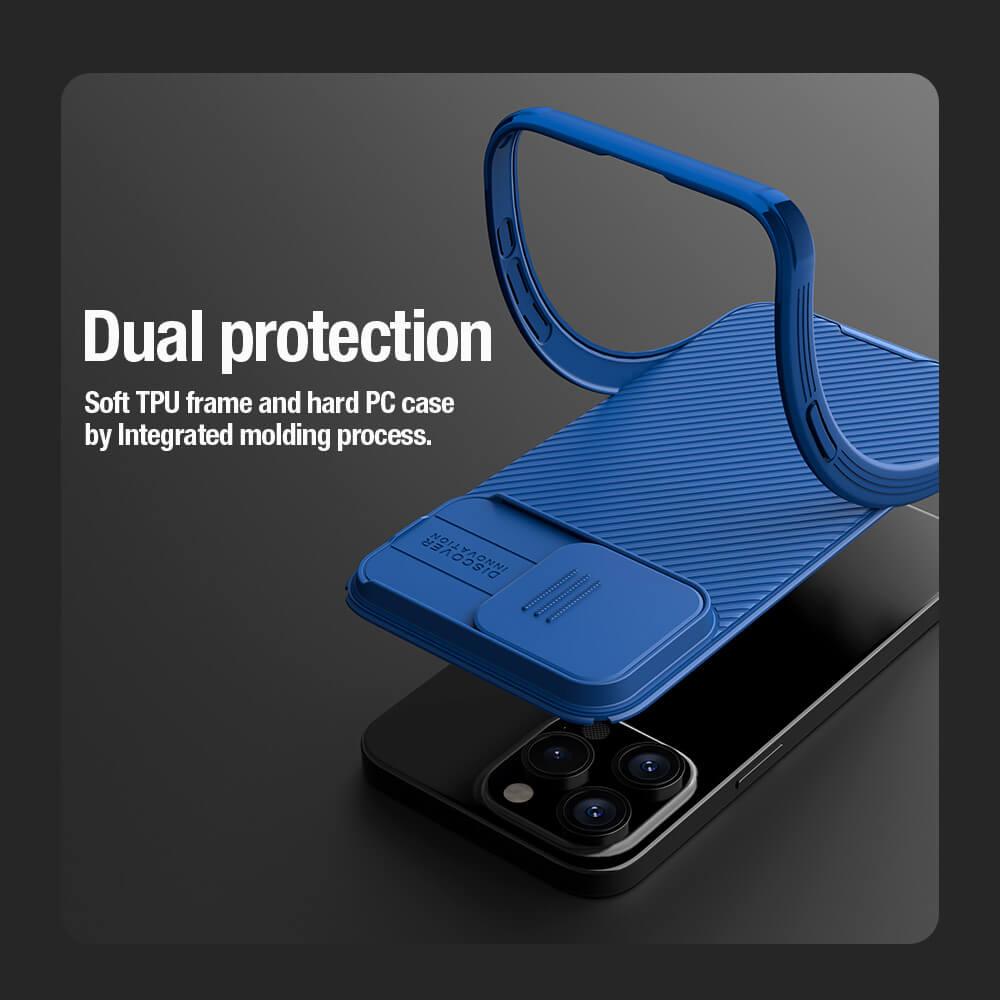 Selected image for NILLKIN Maska za telefon Cam Shield Pro za iPhone 15 Pro Max (6.7) plava