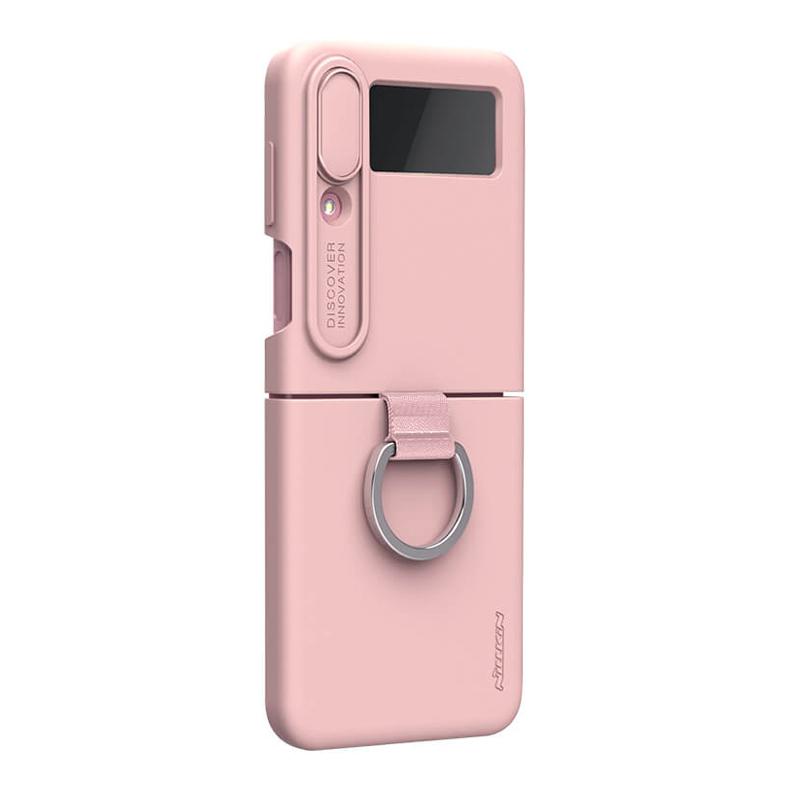 Selected image for NILLKIN Maska za telefon Cam Shield Silky za Samsung F721B Galaxy Z Flip 4 5G roze