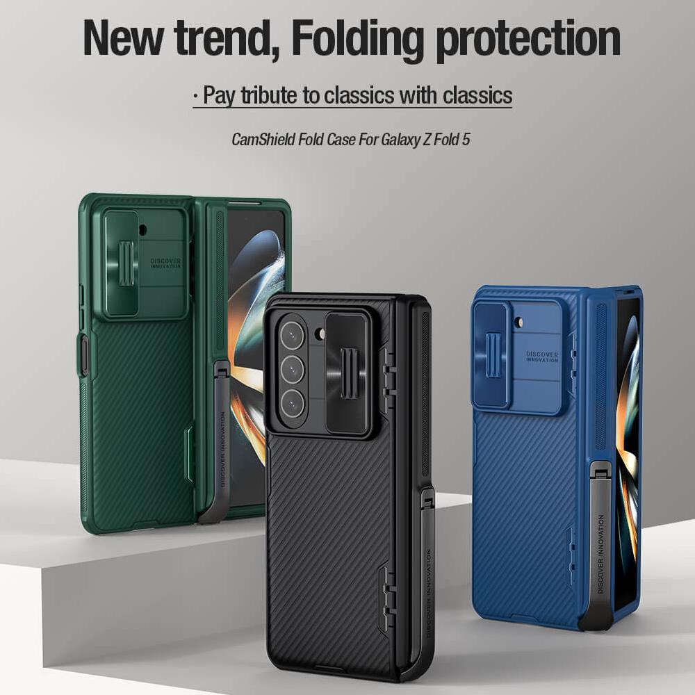 Selected image for NILLKIN Maska za telefon CamShield Fold Case za Samsung F946B Galaxy Z Fold 5 5G crna