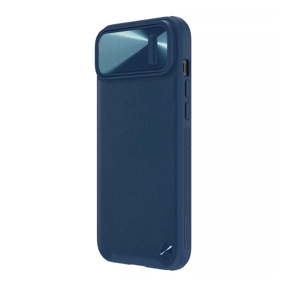 Selected image for NILLKIN Maska za telefon CamShield Leather S za iPhone 14 6.1 plava