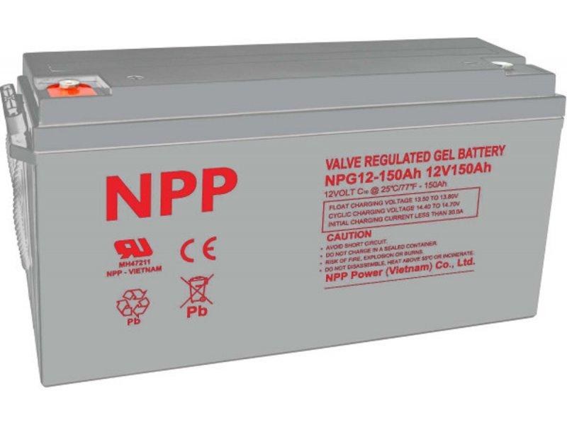 NPP NPG12V-150Ah, Gel Baterija za UPS C20=150AH, T16, 485*172*240*240