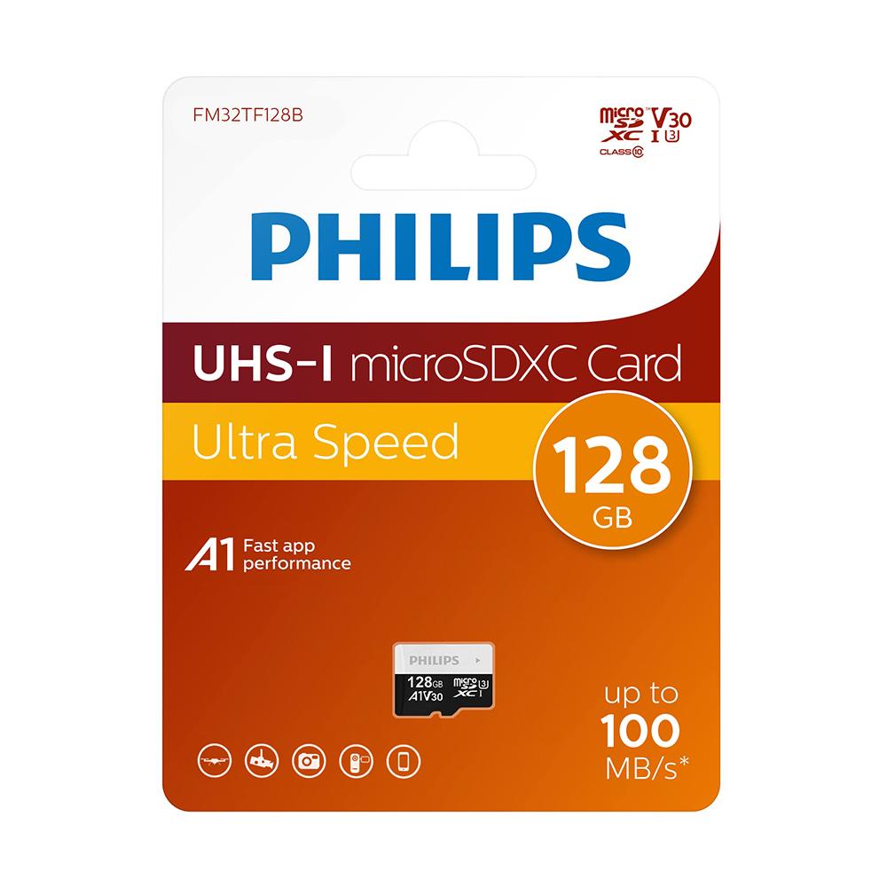 Selected image for PHILIPS Memorijska kartica Micro SD 128GB V30 ULTRA SPEED (FM32TF128B/93)