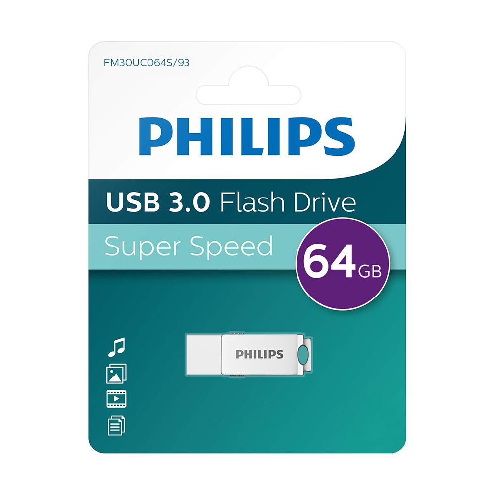 PHILIPS USB flash memorija 3.0 64GB dual port type C (FLP FM30UC064S/93)