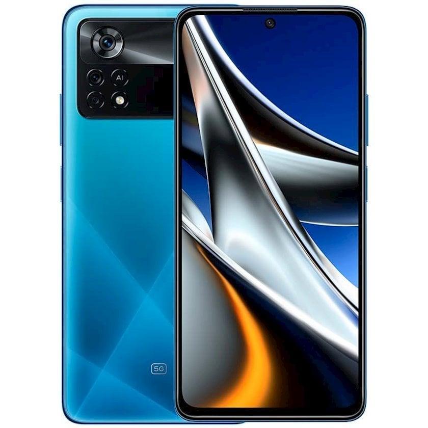 POCO Mobilni telefon X4 PRO, 5G 6/128GB 6.67", Octa Core Snapdragon, Dual Sim, Laser blue
