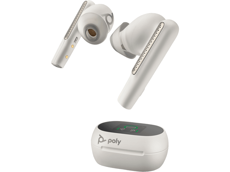 Selected image for Poly Voyager Free 60+ UC M Bežične slušalice za mobilni + BT700 USB-C Adapter + Touchscreen Charge Case, Bele