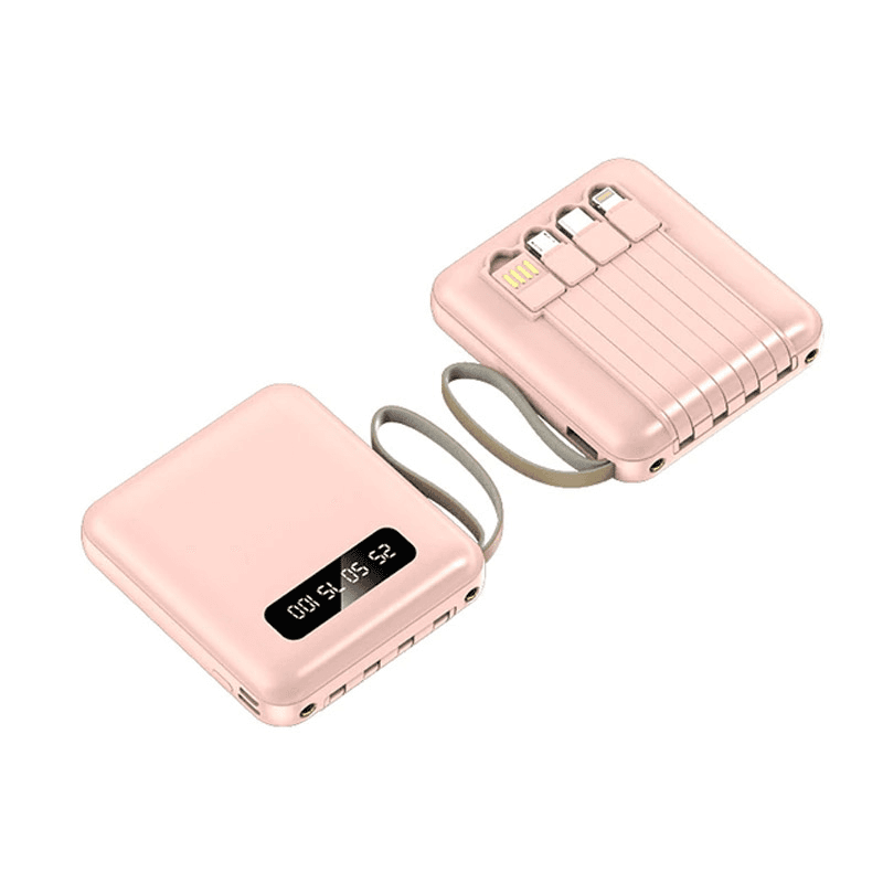 Power Bank Fast Charger 10000 mAh DC5V/2.1A roze