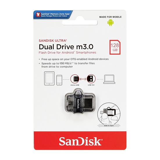 SANDISK USB Flash memorija Ultra Dual drive 128GB m3.0 Grey