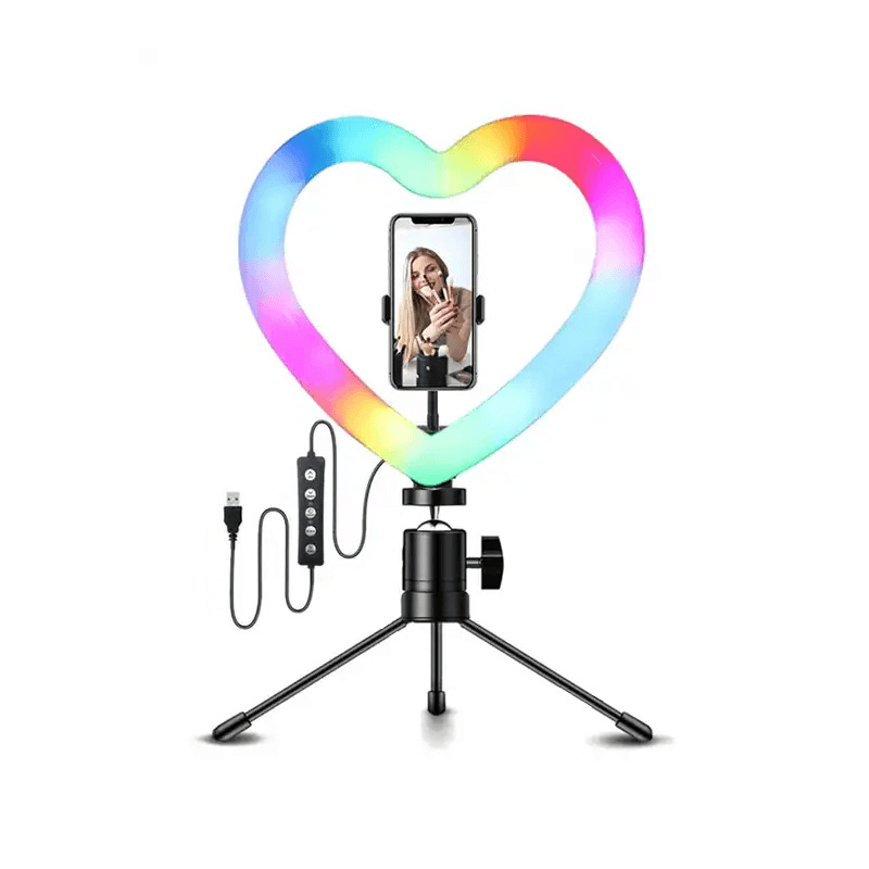 Selfie LED Ring light RGB JM26T 26cm srce sa tripodom