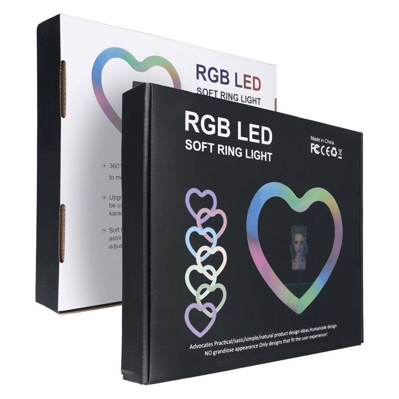 Selected image for Selfie LED Ring light RGB JM26T 26cm srce sa tripodom