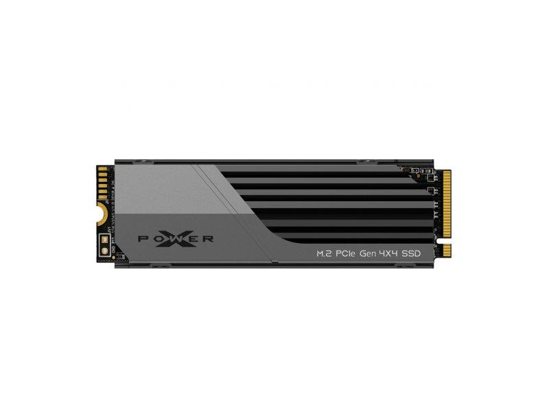 SILICON POWER M.2 NVMe XS70 SP02KGBP44XS7005 SSD memorija, 2TB, PCIe 4x4 sa hladnjakom