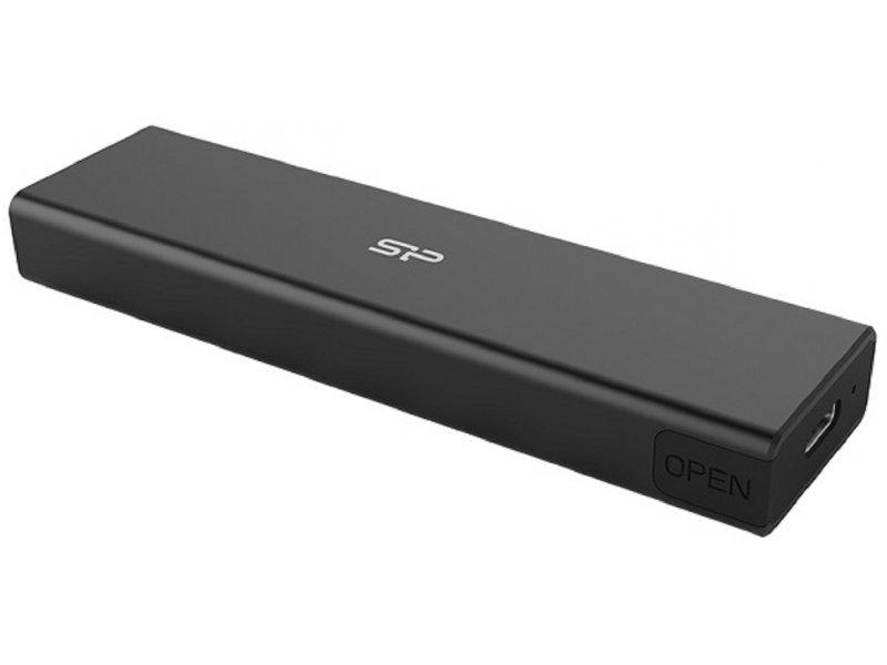 SILICON POWER SSD Rack M.2 NVMe or SATA, PD60, Tip-C, SP000HSPSDPD60CK