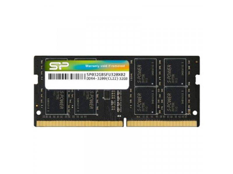 SILICON SP032GBSFU320X02 POWER SODIMM, DDR4, 32GB, 3200MHz