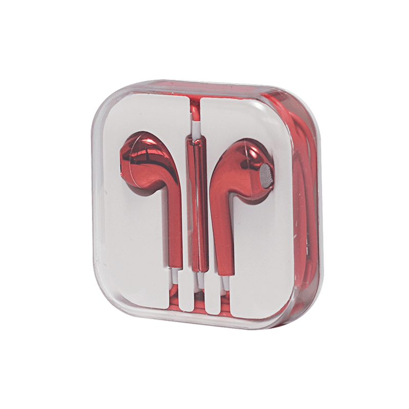 Selected image for Slušalice za iPhone metalik crvene 3,5mm