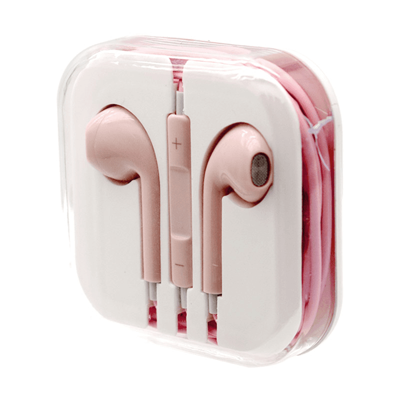 Slušalice za iPhone svetlo roze 3,5mm