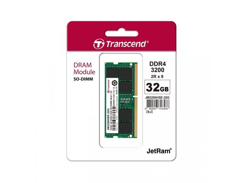 TRANSCEND JM3200HSE-32G SODIMM DDR4, 32GB, 3200MHz