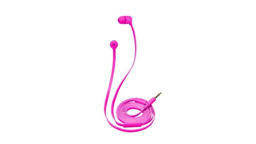 TRUST Slušalice Urban Duga neon roze