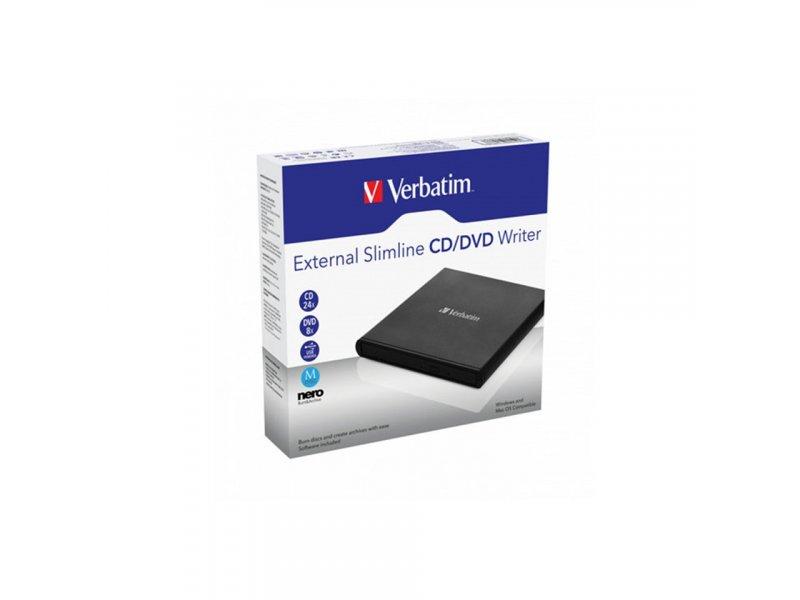 Selected image for VERBATIM Eksterni rezač USB DVD+-R/RW SlimLine 53504