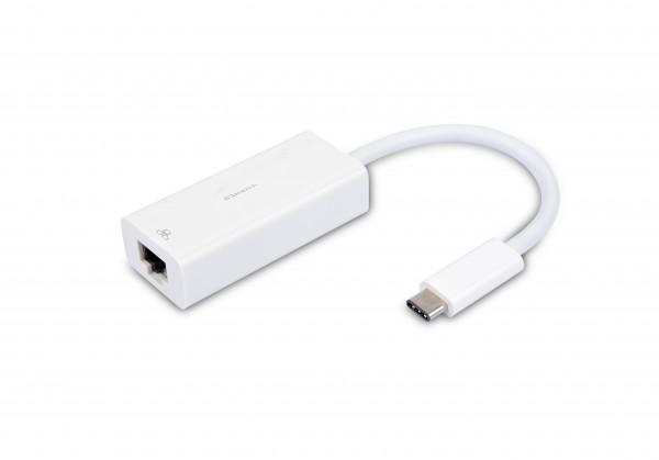 VIVANCO Adapter USB tipC/LAN, Beli