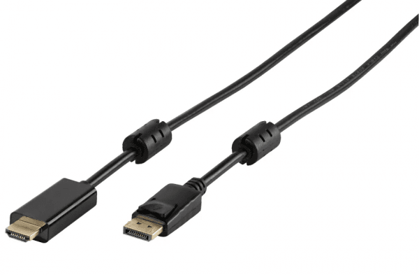 VIVANCO Kabl DisplayPort/HDMI M/M, 1.8m, Crni