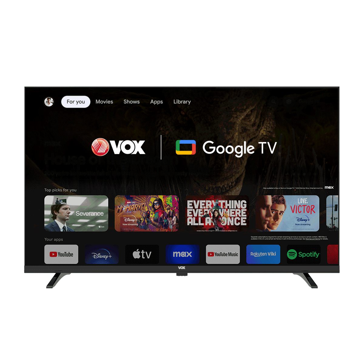 VOX Televizor 32GOH205B 32", Smart LED, HD, Android, Crni