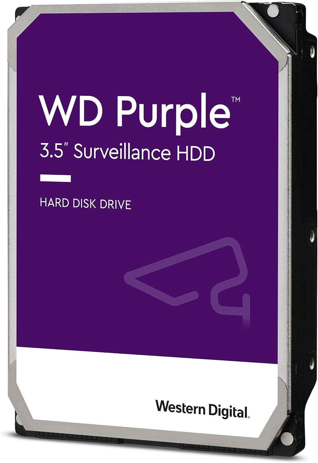 Western Digital Purple Hard disk, 12TB, 256MB, 7200rpm, WD121PURZ