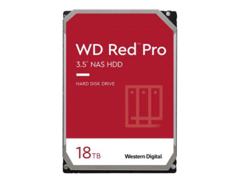 WESTERN DIGITAL WD181KFGX Hard disk, 18TB, 512MB, For NAS, 3.5", SATA, 7200rpm, Red Pro