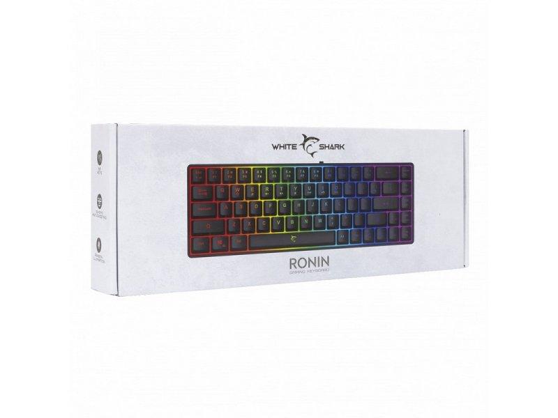 Selected image for WHITE SHARK GK 2201 RONIN Gaming tastatura, US, Crna