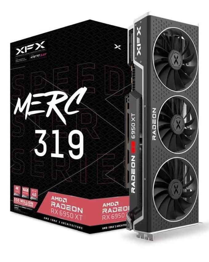 XFX Grafička kartica AMD Radeon RX 6950 XT 16GB MERC 319 BLACK