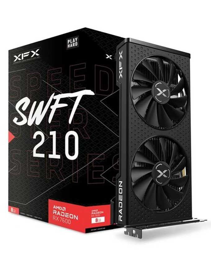XFX Grafička kartica AMD Radeon RX 7600 8GB SPEEDSTER SWFT 210 Core