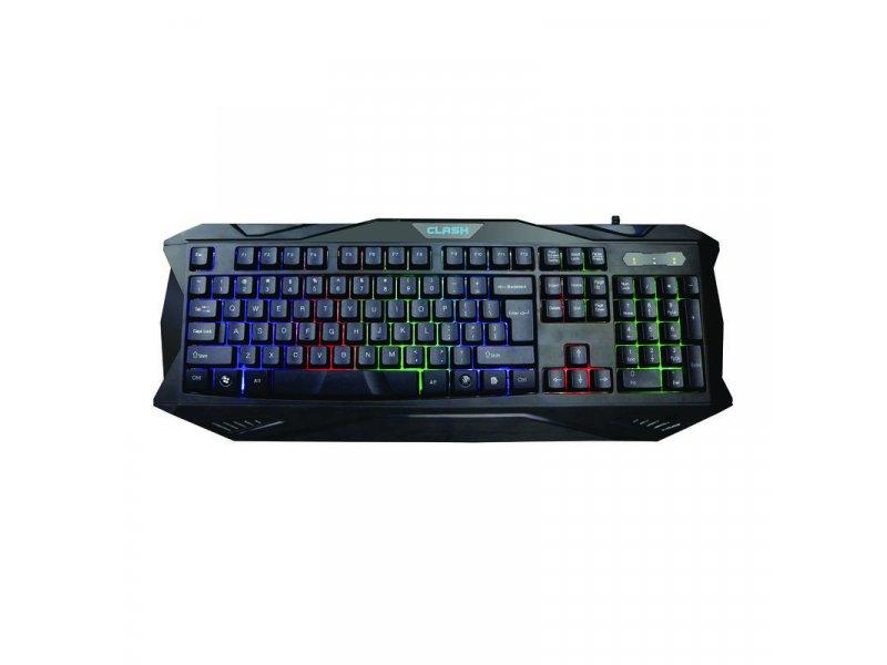 Selected image for XPLORE XP1256 CLASH Gaming tastatura, LED, Crna