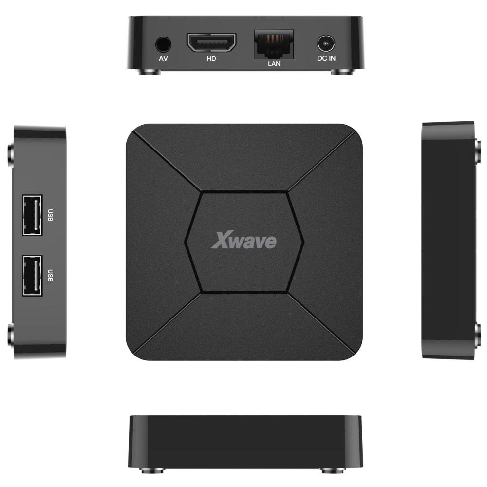 Selected image for XWAVE Smart TV Box Q5 QuadCore/Allwiner IK316/4K/Android10/2GB/16GB/HDMi/RJ45/Wireless/2xUSB/AV 3.5mm crni