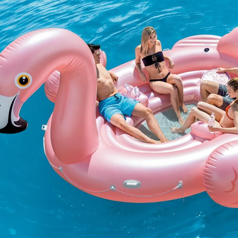 Selected image for INTEX Dušek za vodu 57267EU Flamingos roze